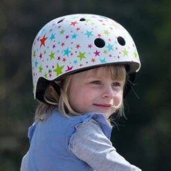 Kinderfietshelm - Twinkle Stars - Coconuts Helmets -Little Dutch || Djeco Verkoopwinkel coconuts helmets kinderfietshelm twinkle stars coc 8