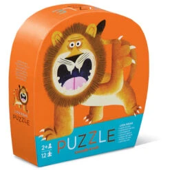Crocodile Creek Mini Puzzel Leeuw 12st