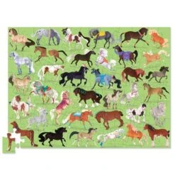 Crocodile Creek Puzzel 36 Paarden 100st 7 Crocodile Creek Puzzel 36 Paarden 100st -Little Dutch || Djeco Verkoopwinkel crocodile creek crocodile creek puzzel 36 paarden 2
