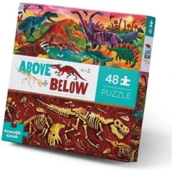 Crocodile Creek Puzzel Boven En Onder Dino's 48st