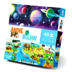 Crocodile Creek Puzzel Boven En Onder Aarde En Ruimte 48 Stukjes