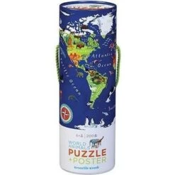 Crocodile Creek Puzzel Dieren Van De Wereld 200 Stukjes 7 Crocodile Creek Puzzel Dieren Van De Wereld 200 Stukjes -Little Dutch || Djeco Verkoopwinkel crocodile creek crocodile creek puzzel dieren van 2
