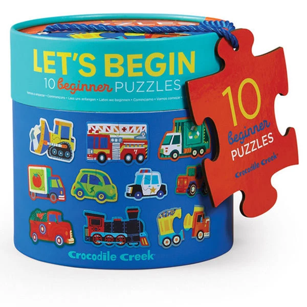 Crocodile Creek Puzzel Voertuigen 10x 2st 3 Crocodile Creek Puzzel Voertuigen 10x 2st