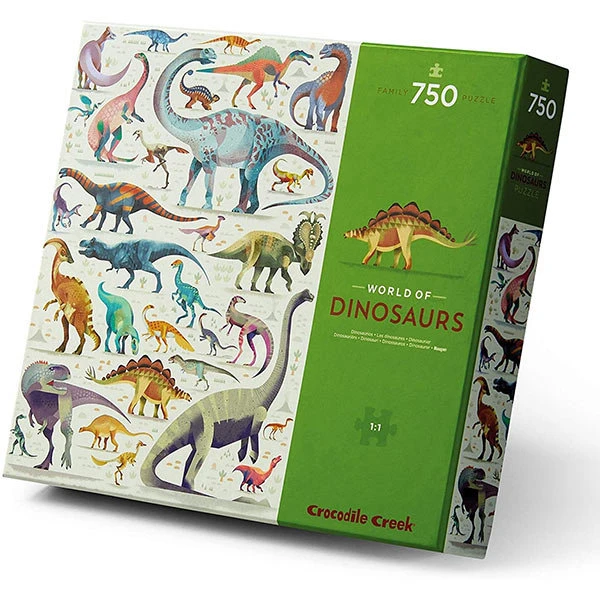 Crocodile Creek Puzzel World Of Dinosaurs 750stuks 3 Crocodile Creek Puzzel World Of Dinosaurs 750stuks
