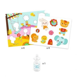 Djeco Knutselpakket Collages Mijn Dag +18M -Little Dutch || Djeco Verkoopwinkel djeco djeco knutselpakket collages mijn dag 18m 4