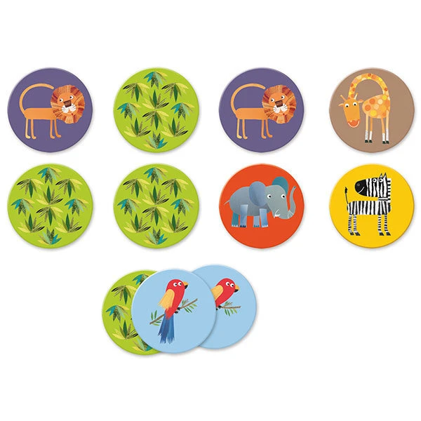 Djeco Memory Jungle +3jr 4 Djeco Memory Jungle +3jr - Afbeelding 2