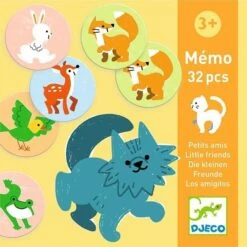 Djeco Memory Kleine Vrienden +3jr