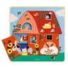 Djeco Puzzel 3 Lagen Chez Moo +18M -Little Dutch || Djeco Verkoopwinkel djeco djeco puzzel 3 lagen chez moo 18m