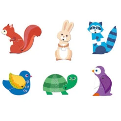 Djeco Puzzel Duo Dieren 6x 2st -Little Dutch || Djeco Verkoopwinkel djeco djeco puzzel duo dieren 6x 2st 1