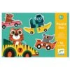 Djeco Puzzel Duo Racewagens 10x 2st -Little Dutch || Djeco Verkoopwinkel djeco djeco puzzel duo racewagens 10x 2st