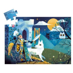 Djeco Puzzel Ridder Bij Volle Maan 36st -Little Dutch || Djeco Verkoopwinkel djeco djeco puzzel ridder bij volle maan 36st 1