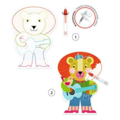 Kleuren Met Water Animalo-Len - Djeco -Little Dutch || Djeco Verkoopwinkel djeco kleuren met water animalo len djeco 2