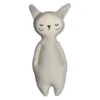 Rammelaar Knuffel Bunny Light Grey - Fabelab -Little Dutch || Djeco Verkoopwinkel fabelab rammelaar knuffel bunny light grey fabelab