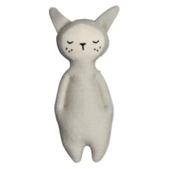 Rammelaar Knuffel Bunny Light Grey - Fabelab