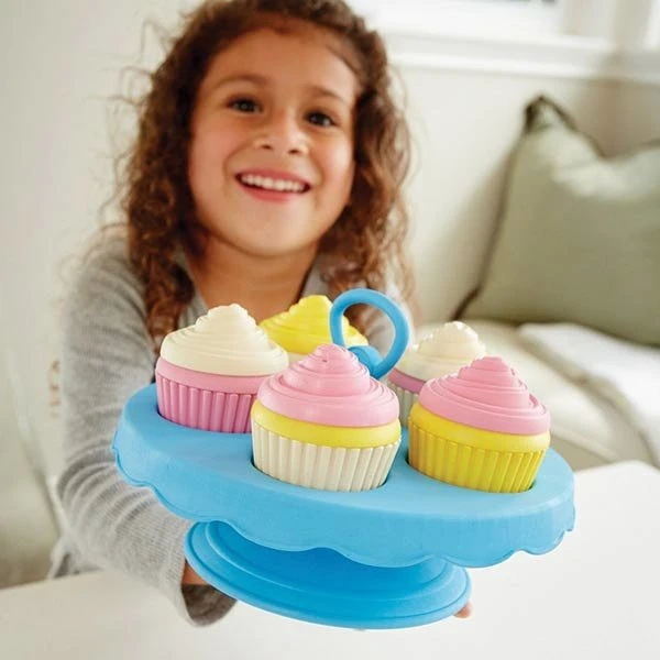 Green Toys Cupcake Set 6 Green Toys Cupcake Set - Afbeelding 4