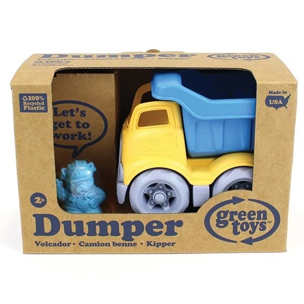 Green Toys Kiepwagen Blauw 6 Green Toys Kiepwagen Blauw - Afbeelding 4