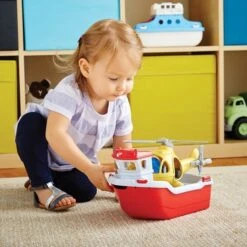 Green Toys Reddingsboot En Helikopter -Little Dutch || Djeco Verkoopwinkel green toys green toys reddingsboot en helikopter 3