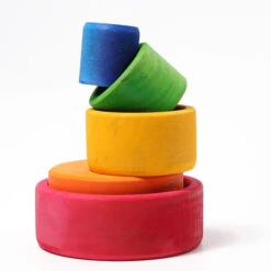 Grimm's Kommen Set Rood -Little Dutch || Djeco Verkoopwinkel grimms grimms kommen set rood 4