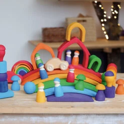 Grimm's Regenboog Brug -Little Dutch || Djeco Verkoopwinkel grimms grimms regenboog brug 2