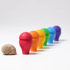 Grimm's Regenboog Paddenstoelen -Little Dutch || Djeco Verkoopwinkel grimms grimms regenboog paddenstoelen 5