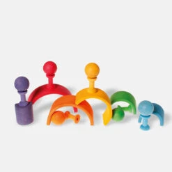 Grimm's Rijgspel Met Kleine Klosjes -Little Dutch || Djeco Verkoopwinkel grimms grimms rijgspel met kleine klosjes 6