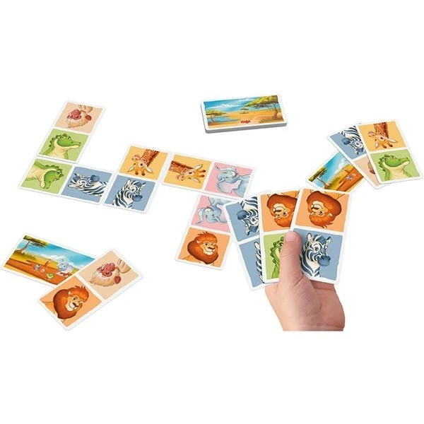 Haba Kaartspel Domino Junior 4 Haba Kaartspel Domino Junior - Afbeelding 2