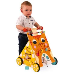 Janod Activiteiten Loopwagen Kat -Little Dutch || Djeco Verkoopwinkel janod speelgoed janod activiteiten loopwagen kat 6