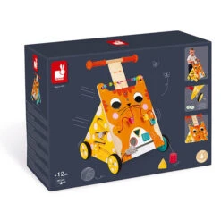 Janod Activiteiten Loopwagen Kat -Little Dutch || Djeco Verkoopwinkel janod speelgoed janod activiteiten loopwagen kat 8