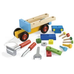 Janod - DIY Speelgoed Vrachtwagen +2jr -Little Dutch || Djeco Verkoopwinkel janod speelgoed janod diy speelgoed vrachtwagen 2j 2