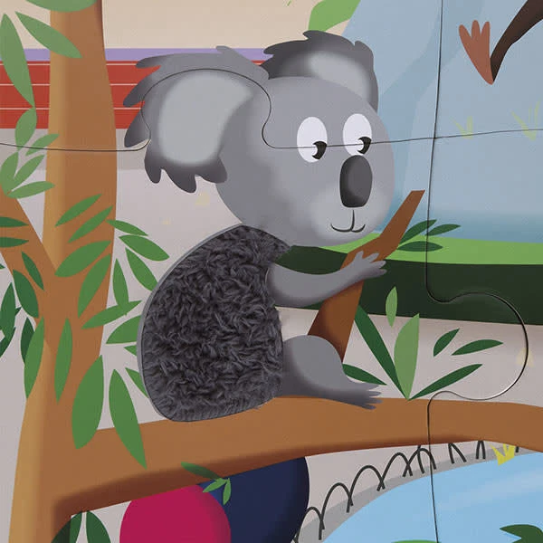 Janod - Voelpuzzel - Een Dag In De Zoo - 20st +3jr 6 Janod - Voelpuzzel - Een Dag In De Zoo - 20st +3jr - Afbeelding 4