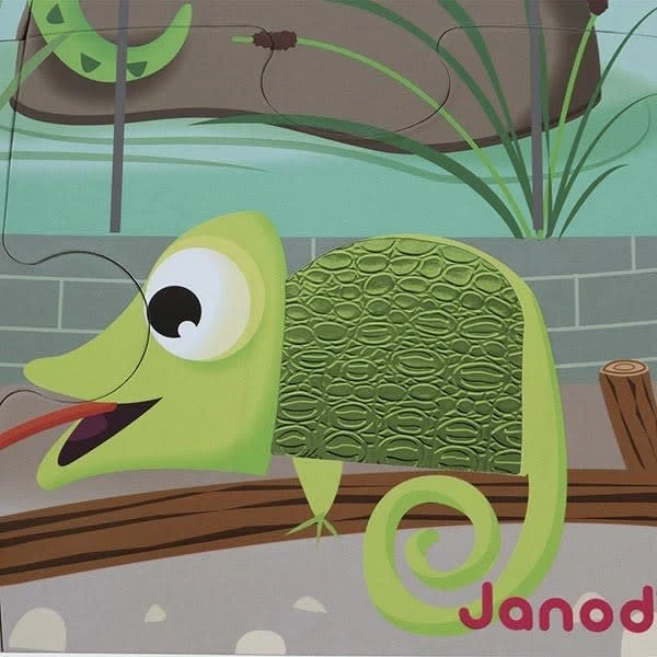 Janod - Voelpuzzel - Een Dag In De Zoo - 20st +3jr 7 Janod - Voelpuzzel - Een Dag In De Zoo - 20st +3jr - Afbeelding 5