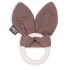 Jollein Bijtring Bunny Ears Chestnut -Little Dutch || Djeco Verkoopwinkel jollein jollein bijtring bunny ears chestnut
