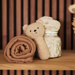 Jollein Rammelaar Teddy Bear Naturel -Little Dutch || Djeco Verkoopwinkel jollein jollein rammelaar teddy bear naturel 3