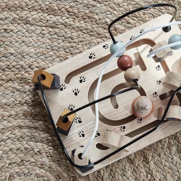 Kid's Concept Kids Concept - Kralenspel - Spelbaan Met Kralen NEO +12M 4 Kid's Concept Kids Concept - Kralenspel - Spelbaan Met Kralen NEO +12M - Afbeelding 2