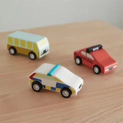 Kid's Concept Kids Concept Pull Back Auto's AIDEN -Little Dutch || Djeco Verkoopwinkel kids concept kids concept pull back autos aiden 4