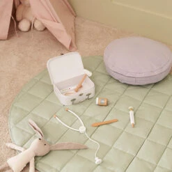 Kid's Concept Kids Concept Speelmat Light Green -Little Dutch || Djeco Verkoopwinkel kids concept kids concept speelmat light green 3