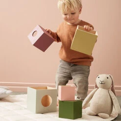 Kid's Concept Kids Concept Stapelblokken Hout 5st - Edvin