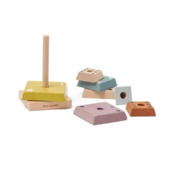 Kid's Concept Kids Concept Stapelpiramide Multi NEO -Little Dutch || Djeco Verkoopwinkel kids concept kids concept stapelpiramide multi neo 2