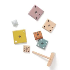 Kid's Concept Kids Concept Stapelpiramide Multi NEO -Little Dutch || Djeco Verkoopwinkel kids concept kids concept stapelpiramide multi neo 4