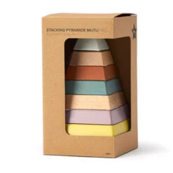 Kid's Concept Kids Concept Stapelpiramide Multi NEO -Little Dutch || Djeco Verkoopwinkel kids concept kids concept stapelpiramide multi neo 5