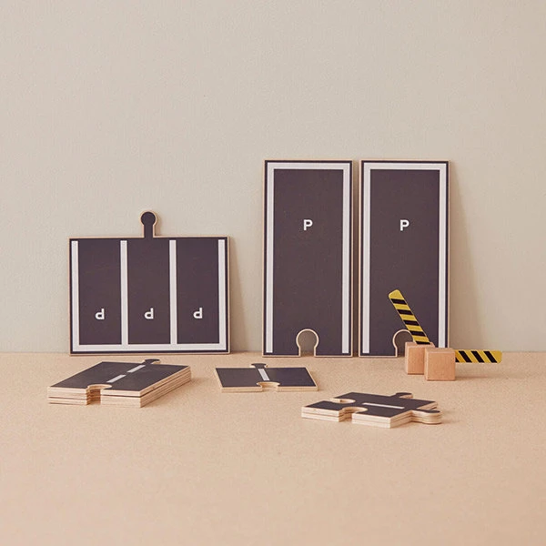 Kid's Concept Kids Concept Uitbreiding Houten Autobaan Aiden 3 Kid's Concept Kids Concept Uitbreiding Houten Autobaan Aiden