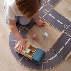 Kid's Concept Speelgoed Vuilniswagen Aiden - Kids Concept -Little Dutch || Djeco Verkoopwinkel kids concept speelgoed vuilniswagen aiden kids con 5