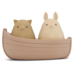 Konges Slojd Badspeelgoed Silicone Boat Toys Blush