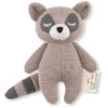 Rammelaar Mini Racoon Brown - Konges Sløjd -Little Dutch || Djeco Verkoopwinkel konges slojd rammelaar mini racoon brown konges sl