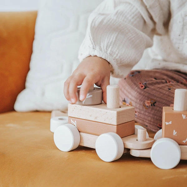 Label Label Stapeltrein Nougat 4 Label Label Stapeltrein Nougat - Afbeelding 2