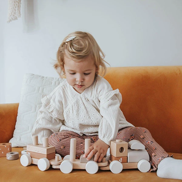 Label Label Stapeltrein Nougat 5 Label Label Stapeltrein Nougat - Afbeelding 3