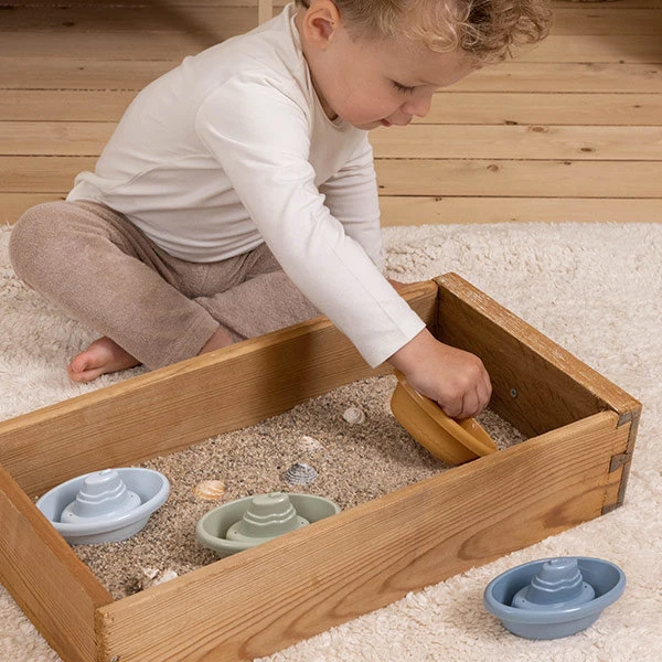 Little Dutch Badspeelgoed Stapelbare Badbootjes Blue 8 Little Dutch Badspeelgoed Stapelbare Badbootjes Blue - Afbeelding 6