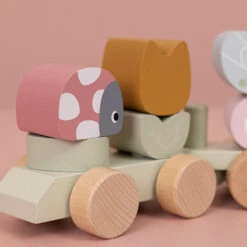 Little Dutch Blokkentrein Flowers & Butterflies -Little Dutch || Djeco Verkoopwinkel little dutch little dutch blokkentrein flowers but 6