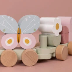 Little Dutch Blokkentrein Flowers & Butterflies -Little Dutch || Djeco Verkoopwinkel little dutch little dutch blokkentrein flowers but 7