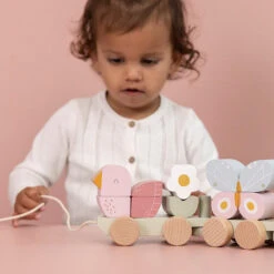 Little Dutch Blokkentrein Flowers & Butterflies -Little Dutch || Djeco Verkoopwinkel little dutch little dutch blokkentrein flowers but 9